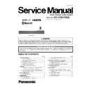Panasonic SC-HTB170EES Service Manual
