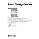 sc-na30eb, sc-na30eg, sc-na30gn, sc-na30p, sc-na30pc, sc-na30ee, sc-na30gs, sc-na30gsx service manual / parts change notice