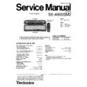 Panasonic SE-A900SM2EEBEG Service Manual