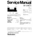se-ch610gc service manual