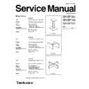 sh-bp302, sh-bp102, sh-bp101 service manual