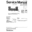 Panasonic SH-EH500E Service Manual