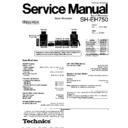 sh-eh750 service manual