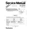 Panasonic SH-GE90 (serv.man2) Service Manual / Supplement
