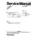 Panasonic SH-GE90 (serv.man3) Service Manual / Supplement