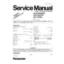 sh-ht885wee, sh-fx50tpp, se-fx50ee simplified service manual
