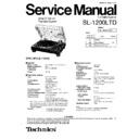 sl-1200ltde service manual