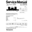 sl-ch770e service manual