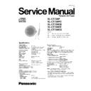 sl-ct720p, sl-ct720pc, sl-ct720eb, sl-ct720ee, sl-ct720eg service manual