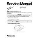 Panasonic SL-DT100EG (serv.man2) Service Manual / Supplement