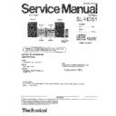 sl-hd51e service manual