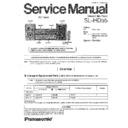 Panasonic SL-HD55GC1 Service Manual