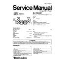 Panasonic SL-HD560E Service Manual