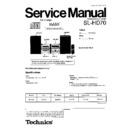 sl-hd70e service manual