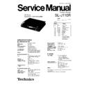 sl-j110r service manual
