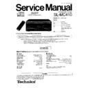 Panasonic SL-MC410EEBEGGCGN Service Manual