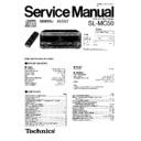 sl-mc50p, sl-mc50pc service manual