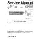 Panasonic SL-PD688EEBEGGCGN Service Manual