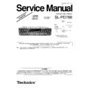 sl-pd788p, sl-pd788pc simplified service manual
