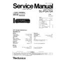 sl-pg470a service manual
