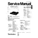 Panasonic SL-QD33 Service Manual