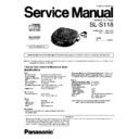 Panasonic SL-S118E Service Manual