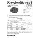 Panasonic SL-S138E Service Manual
