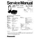 sl-s140p, sl-s140pc service manual