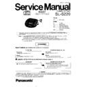 Panasonic SL-S220EEBEGGCGN Service Manual