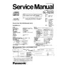 Panasonic SL-S230EBEGGCGN Service Manual