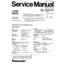 Panasonic SL-S231CP, SL-S231CPC Service Manual