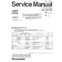 Panasonic SL-S235P Service Manual