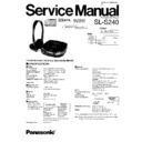 sl-s240p, sl-s240pc service manual