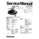 Panasonic SL-S270GK, SL-S270GH Service Manual