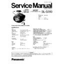 Panasonic SL-S280GK, SL-S280GH Service Manual