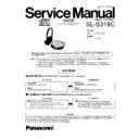 sl-s319cp service manual / changes
