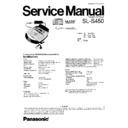 Panasonic SL-S450SG Service Manual