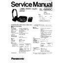 Panasonic SL-S600CP, SL-S600CPC Service Manual