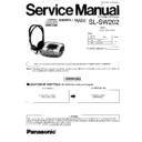 sl-sw202p, sl-sw202pc service manual / changes