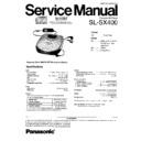sl-sx400gc, sl-sx400gk, sl-sx400gh service manual