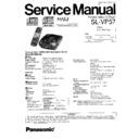 Panasonic SL-VP57PP Service Manual