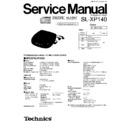 sl-xp140e service manual