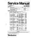 Panasonic SM-M300 (serv.man2) Service Manual / Supplement