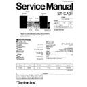 Panasonic ST-CA01EEG Service Manual
