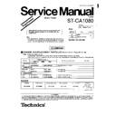 Panasonic ST-CA1080 (serv.man2) Service Manual / Supplement