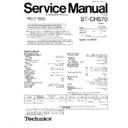 Panasonic ST-CH570EP Service Manual