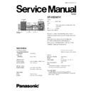 st-hd501v service manual