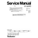 Panasonic ST-HD50GU Service Manual