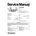 Panasonic ST-HD560E Service Manual