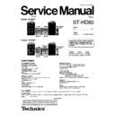 Panasonic ST-HD60EEP Service Manual